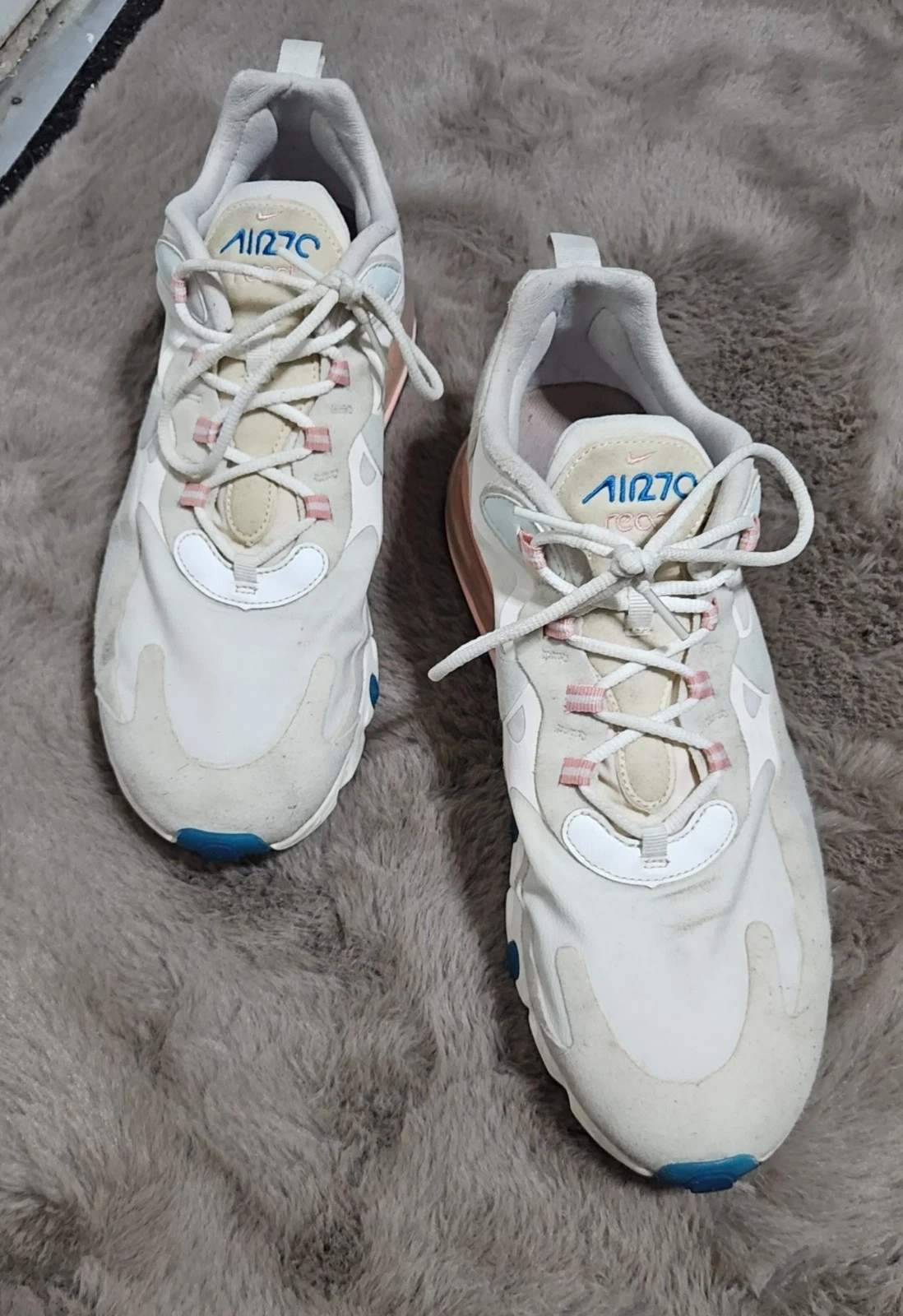 Nike 270 Reacts bianche taglia 9 5