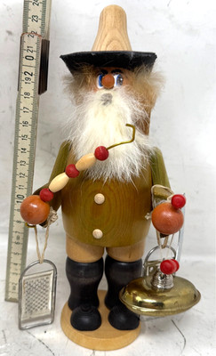 Räuchermann Rastelbinder Händler Erzgebirge 25cm Erzgebirge NICHT GERAUCHT