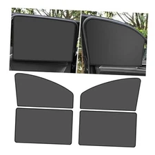 4PCS Car Side Window Sun Shades, Auto Window Sunshades Privacy Front&Back