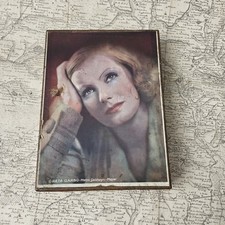 Greta GARBO Alte Metro Box Goldwyn Mayer um 1930 Kino Schokolade