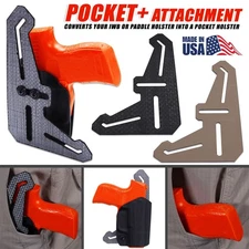 Pocket+ Attachment - (converts your IWB or paddle holster into a pocket holster)