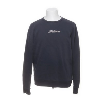 Hollister, Sweatshirt, Größe: L, Blau, Baumwolle/Polyester, Print, Herren #dJC