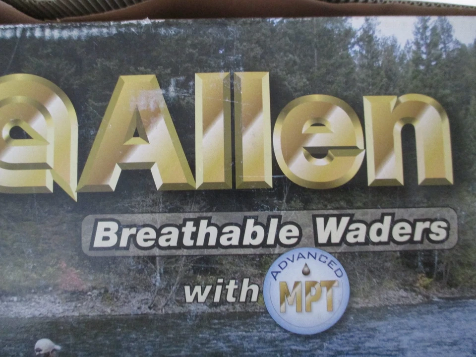 NWT Allen Shelter Bay BOOTFOOT Fishing CHEST WADERS~size 11~Cleated~w Belt - Image 4 of 4