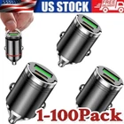 2 Port USB Super Fast Car Charger Adapter For iPhone Samsung Android Phone Lot