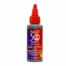  4PACK Salon Pro 30 Sec Anti-Fungus Super Hair Bond Glue - 2oz
