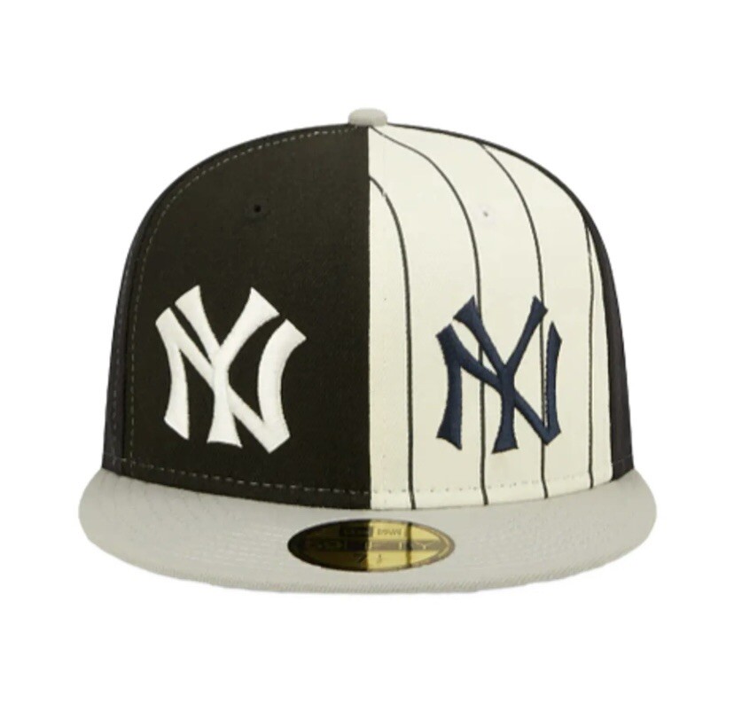 New Era New York Yankees Logo Pinwheel 59FIFTY Fitted Cap 60285372 
