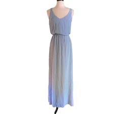 Show Me Your Mumu Kendall Sz S NEW Steel Blue SL24 Bridesmaid Lined Maxi Dress 