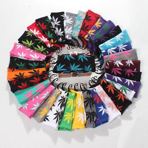 High Quality Mens Cotton Socks Fashion Marijuana leaf Casual Long Weed Sock 7-12