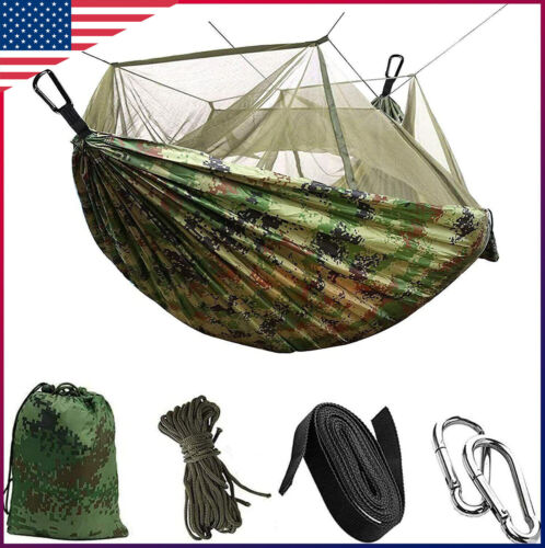 Portable Outdoor Hammock Garden Home Travel Camping Swing With Net- Super Deal