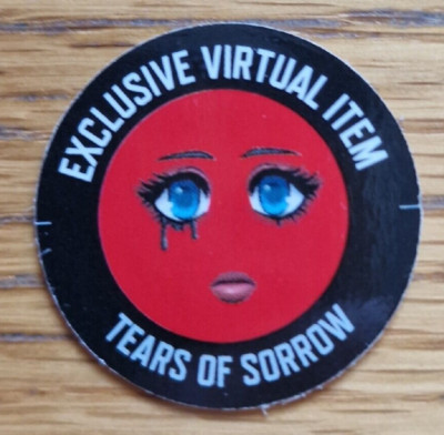 Roblox TEARS OF SORROW exclusive virtual RARE CODE - IMMEDIATE delivery ...