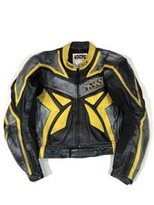 IXS Leather Moto Racing Jacket Vintage