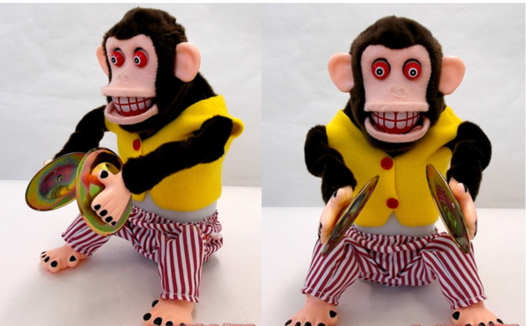 YAMANI Musical Jolly Chimp Monkey Doll Toy Story Naughtiness YAMANI Musical Jolly Chimp Monkey Doll Toy Story Naughtiness