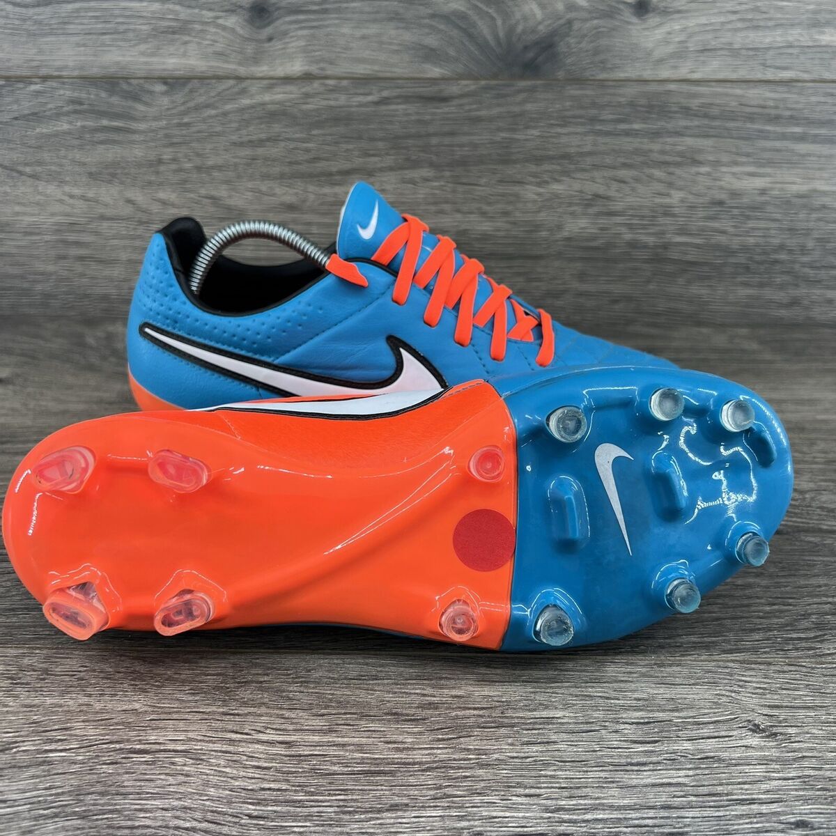 Nike Tiempo Legend Men's FG Soccer Cleats - Size 6 - Blue Nike Tiempo Legend Men's FG Soccer Cleats - Size 6 - Blue