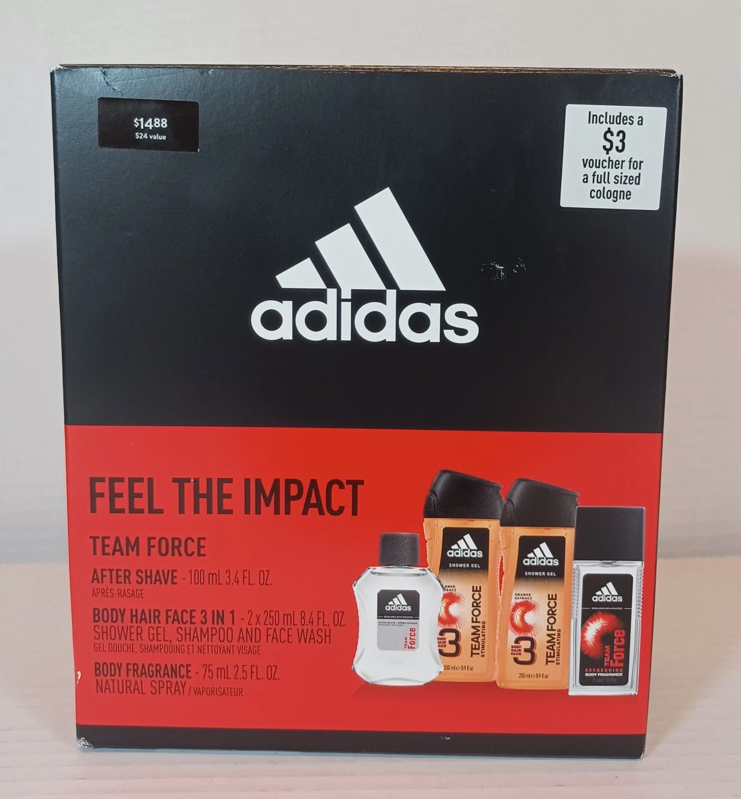 Adidas team force gift set sale