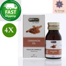 4 Pack X Hemani Cinnamon Oil (30ml) 100% Natural  ⭐FAST SHIPPING⭐