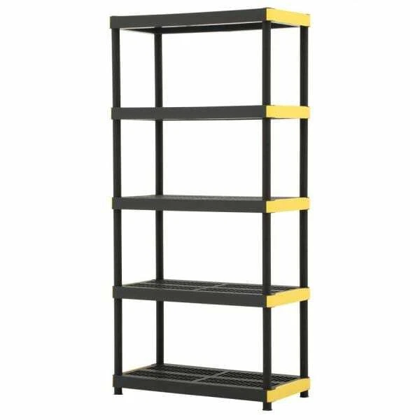 Plastic garage cheap storage shelves