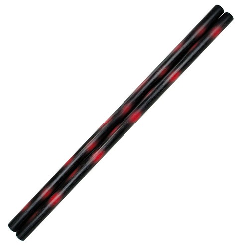Palos Jaguar Escrima 26" Ratán Kali Arnis Rojo Negro Entrenamiento Artes Mariales - Imagen 5 de 7