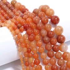 Natural Stone Red Aventurine Round Spacer Beads for Jewelry Making 4 6 8 10 12mm