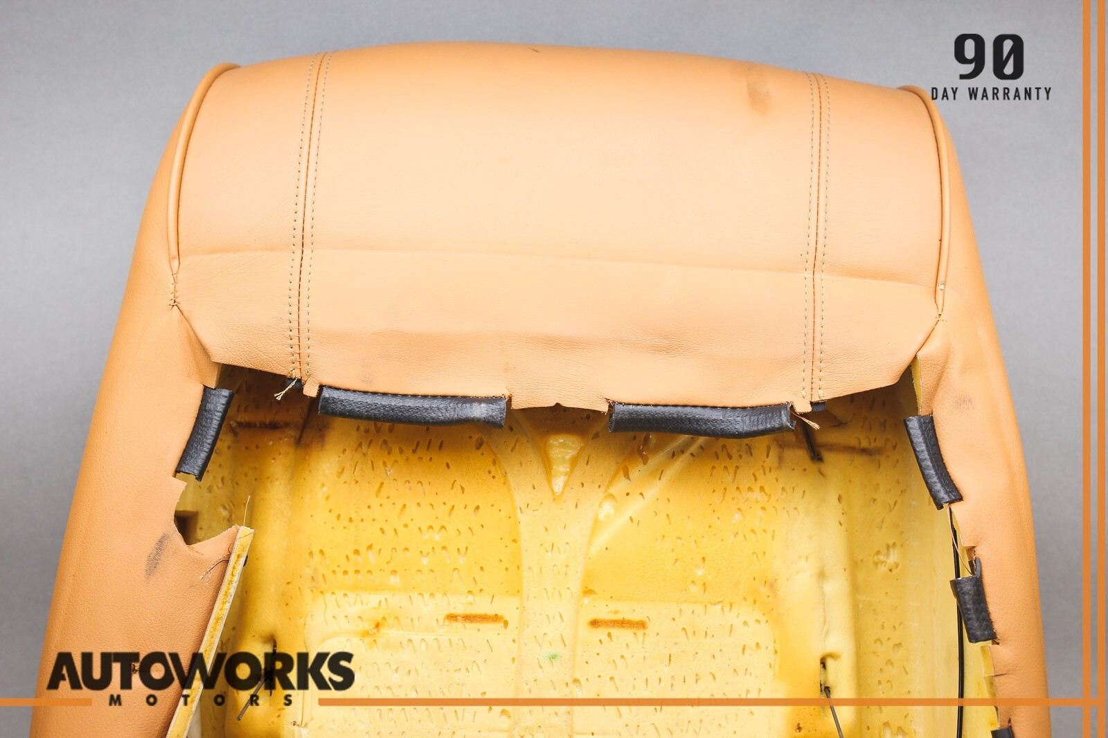 03-08 Maserati Quattroporte M139 Front Left Driver Upper Seat Cushion Beige OEM