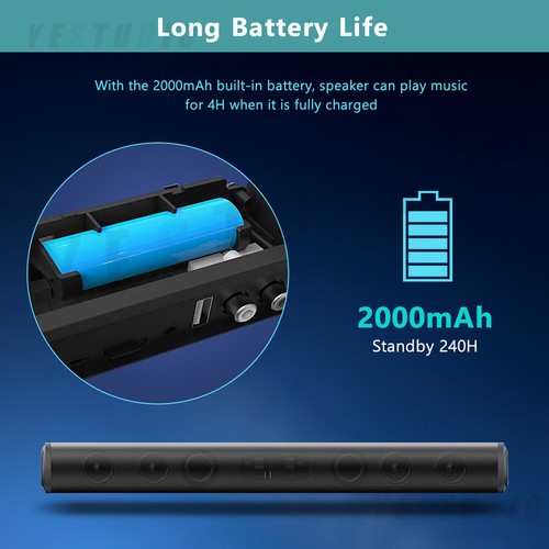 Wireless TV Soundbar Subwoofers Speaker Bluetooth 5.0 Sound Bar for Home Theater - Picture 4 of 12