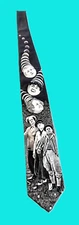 The Three Stooges Golfing Necktie ~ Ralph Marlin/Columbia Pictures ~ 1994 ~ EVC!
