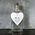 'Our laughs are limitless, memories..."  Porcelain Hanging Heart Friend Gift