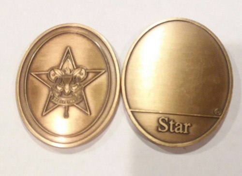 Star Scout - Boy Scouts of America Bronze Challenge Coin All Brass