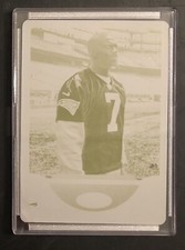 2016 Panini Certified 1/1 Jacoby Brissett Rookie RC Yellow Printing Plate Colts