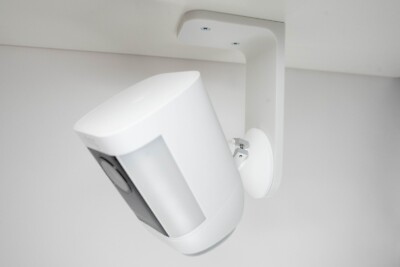 Ring Spotlight Kamera Plus Pro L Halterung Decke Dachhalterung Untersicht Clip in weiß
