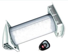 2x Kit Ventilazione Decentralizzato con Recupero Calore e Telecomando, Ventilazione Abitazione