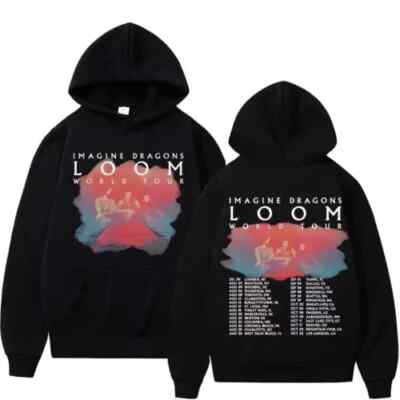 ★2025SS新作★LUV IS TRUE★IM PUFF HOOD TEE Hoodie music lover,Imagine Dragons Band Loom Tour 2024 New
