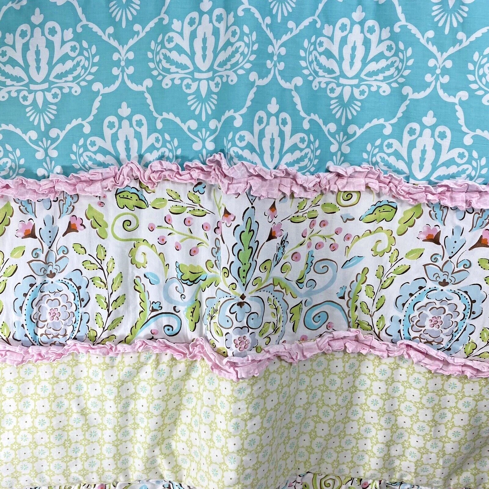 Kids Line by Dena Sophia Baby Bedding with Quilt & Crib Skirt Preowned