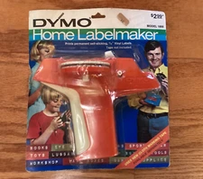 NEW VINTAGE 1972 - Dymo Home Labelmaker Model 1800 - NIB Sealed - Plus 4 Tapes