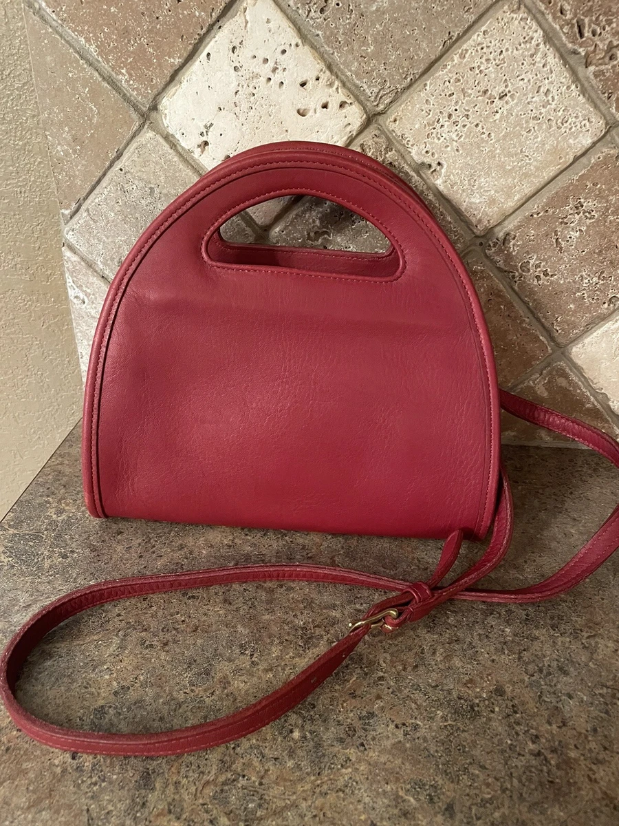 Leather Hand Handled COACH SLING BAG, For College