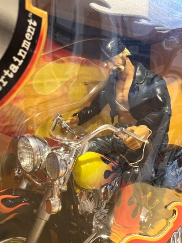 WWE Hulk Hogan Wrekkin : Python Power Slamcycle Motorcycle Figure WCW WWF W/Box - Picture 2 of 8