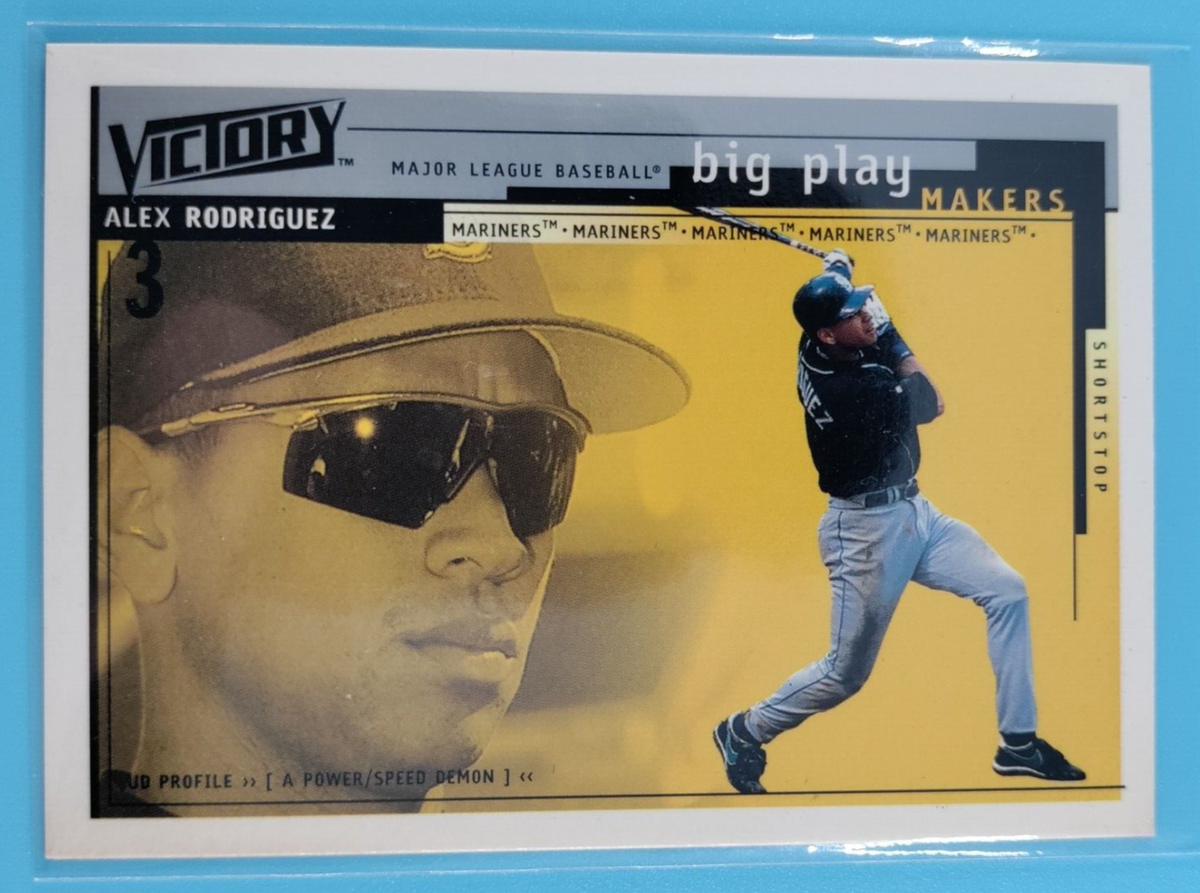 2000 Upper Deck Victory Baseball Card: #385 Alex Rodriguez Big