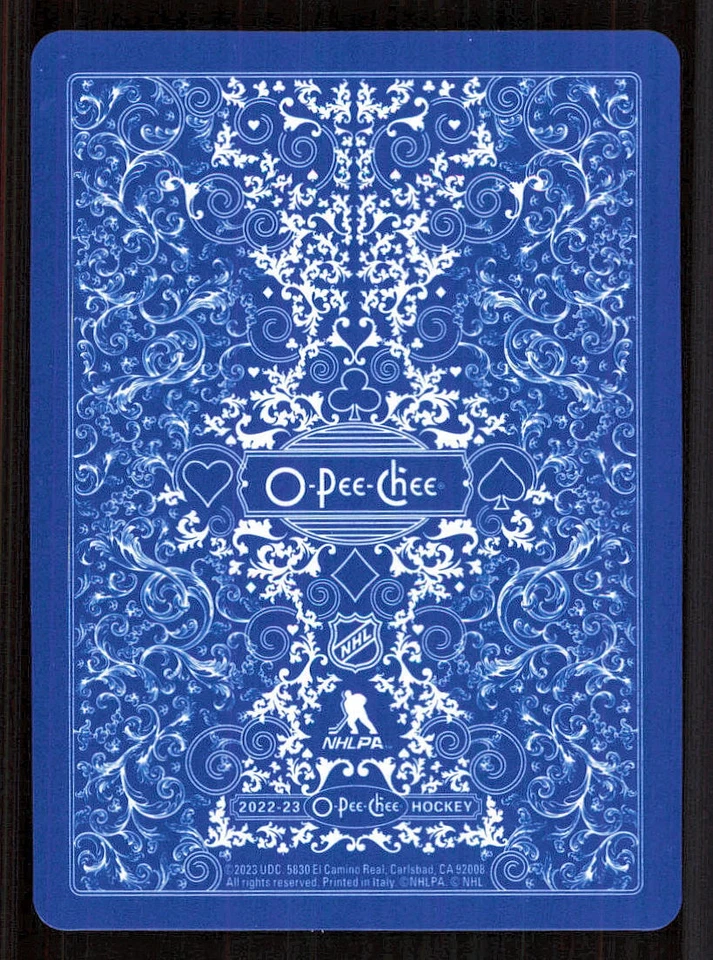 2022-23 O-Pee-Chee Playing Cards #9HEARTS Igor Shesterkin - Image 2 of 2
