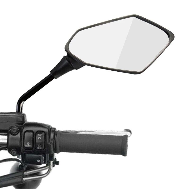 ATV Motorrad Spiegel Ruckspiegel E-gepruft M10 Seitenspiegel Universal  Schwarz