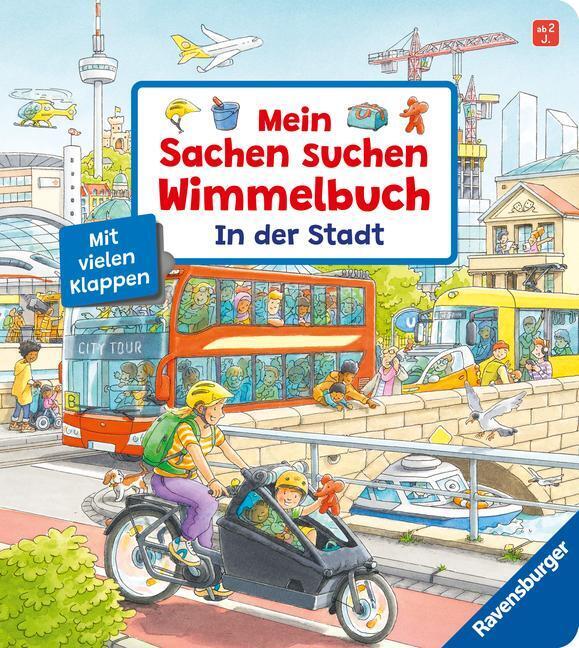 Thumbnail - Mein Sachen Suchen Wimmelbuch: In Der Stadt | Susanne Gernhäuser |