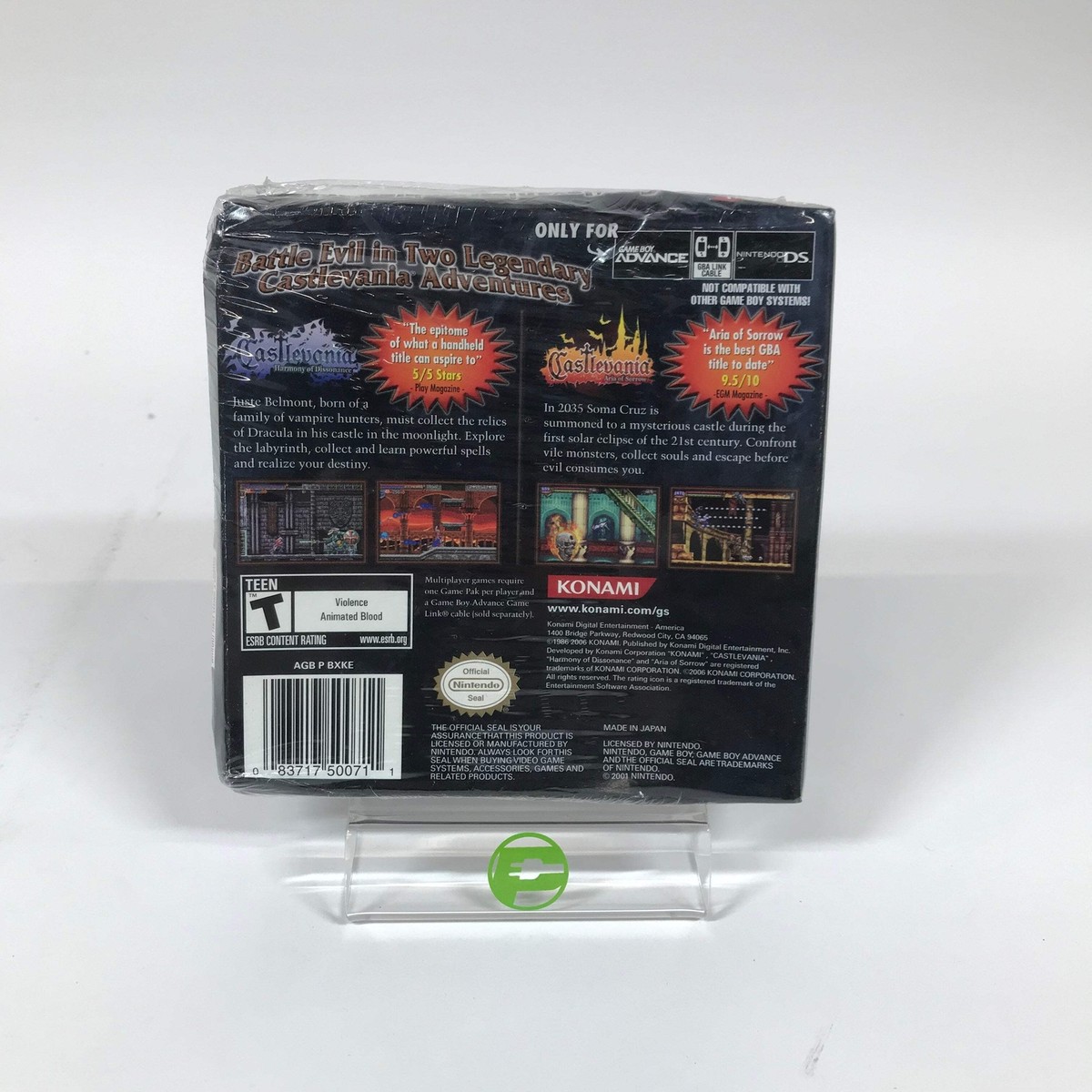 KONAMI Castlevania Game Boy 中古品 Game Boy Dracula Densetsu Castlevania Land Boxed Japan GB