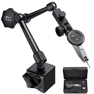 Neoteck 0.03''Digital Dial Indicator 0.0005''Magnetic Base Stand Machine Measuring