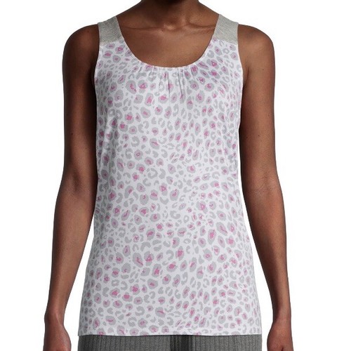 Secret Treasures Womens Animal Print Sleep Tank Small 4-6 New with Tags Pink - Picture 2 of 8