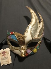 masquerade ball mask Venetian. Made In Italy.