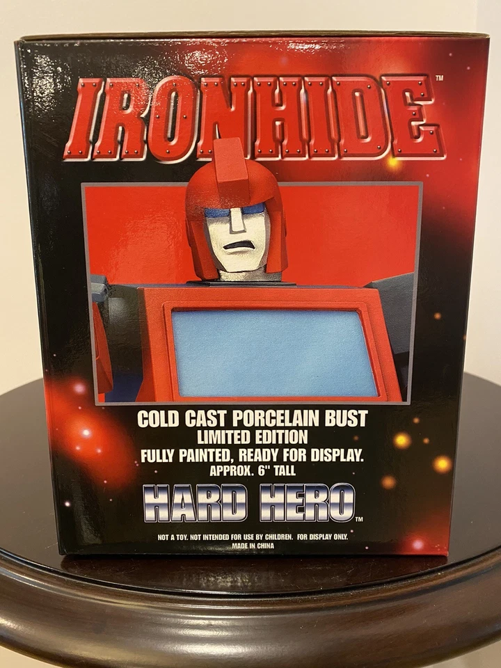 Ironhide Cold Cast Porcelain Bust Hard Hero Never Opened or Displayed (132/4000) - Image 3 of 4