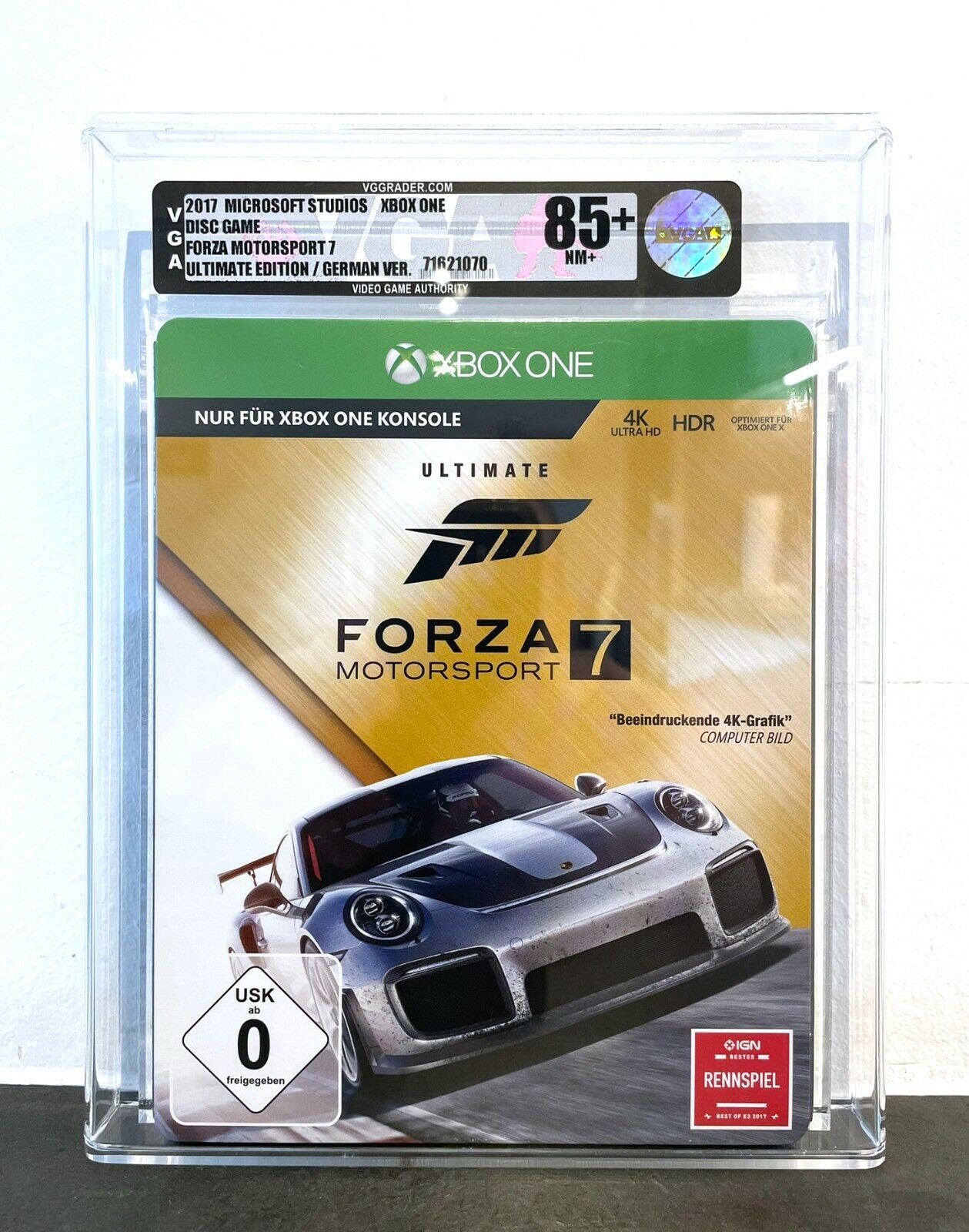 Forza Motorsport 7 Ultimate Steelbook Edition VGA 85+ NM Sealed No Wata  Very RAR