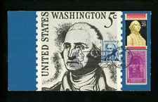 Ranto Cachet US FDC #2414 on 1283B combo w/ 854 George Washington Executive 1989