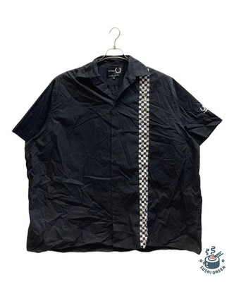 RAF SIMONS × FRED PERRY short-sleeved shirt Size: S Black SM1866/102/00381/387