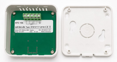 Raumtemperaturfühler NTC 10K B3950 ±1% Temperatursensor Heizung Wandgehäuse