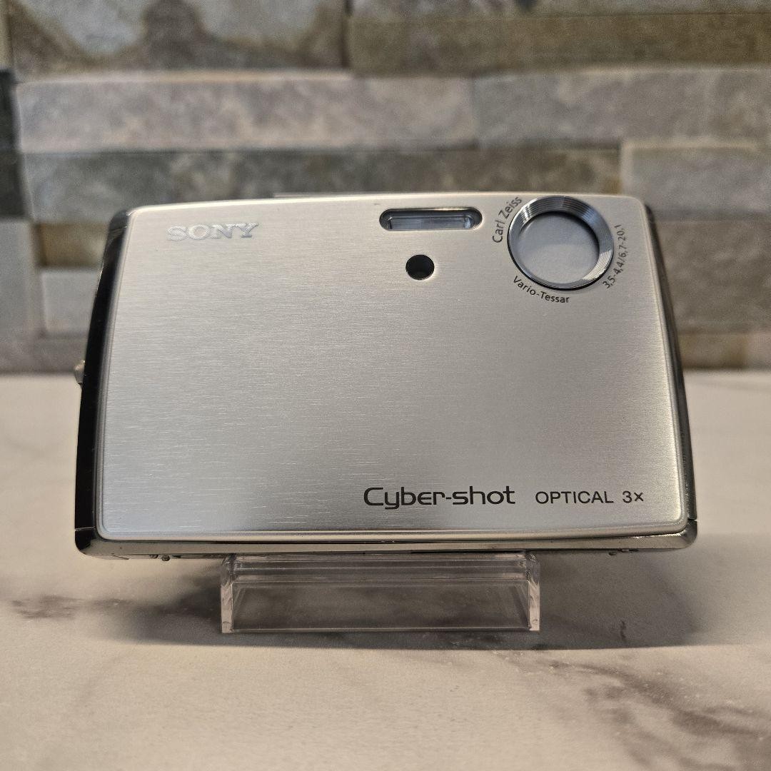 Sony Cyber-shot DSC-T33 5.1MP Digital Camera - Silver for sale