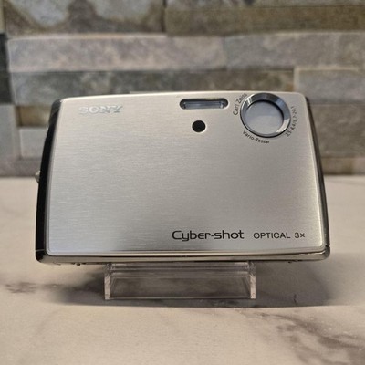 Sony Cyber-shot DSC-T33 5.1MP Digital Camera - Silver for sale
